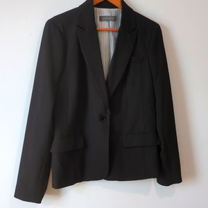Suzy Shier Black One Button Business Blazer